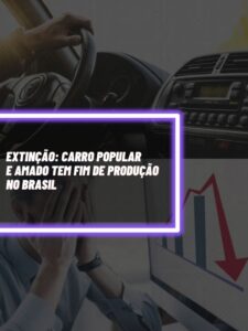 Esse é o carro popular amado pelos brasileiros que infelizmente teve o fim da produção decretada (Foto - Montagem TV Foco).