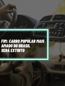 Esse é o carro popular mais amado do Brasil que infelizmente será extinto (Foto - Montagem TV Foco).