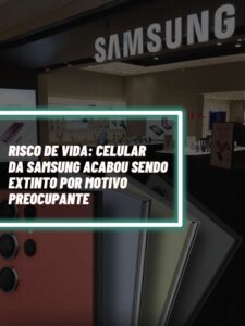 Esse é o celular da Samsung que foi extinto após colocar a vida das pessoas em risco (Foto - Montagem TV Foco).