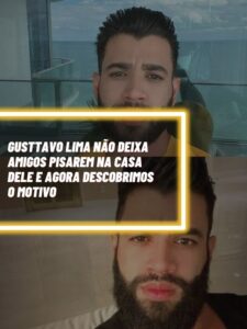 Esse é o verdadeiro motivo do Gusttavo Lima não deixar seus amigos pisarem em sua casa (Foto - Montagem TV  Foco).