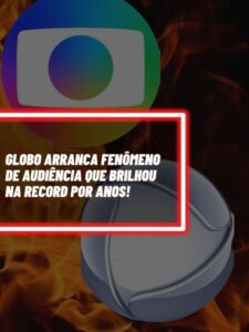 Esse foi o fenômeno que brilhou na Record por anos e a Globo fez questão de arrancar (Foto - Montagem TV Foco).