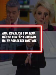 Esses  foram os motivos que fizeram os astros da TV chorarem (Foto -  Montagem TV Foco).