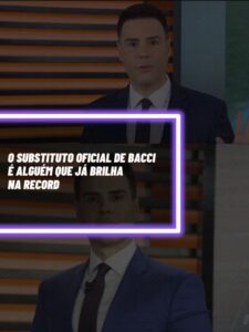 Este é o apresentador da Record que é o substituto oficial de Luiz Bacci (Foto - Montagem TV Foco).