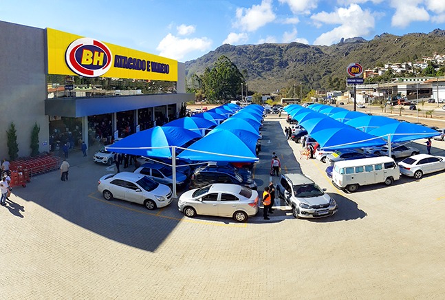 Fachada de Supermercados BH - Foto Reprodução Internet