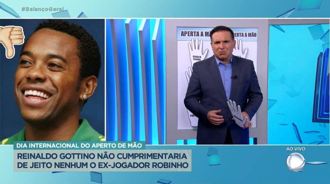 Reinaldo Gottino detona Robinho (Foto: Reprodução/ Internet)