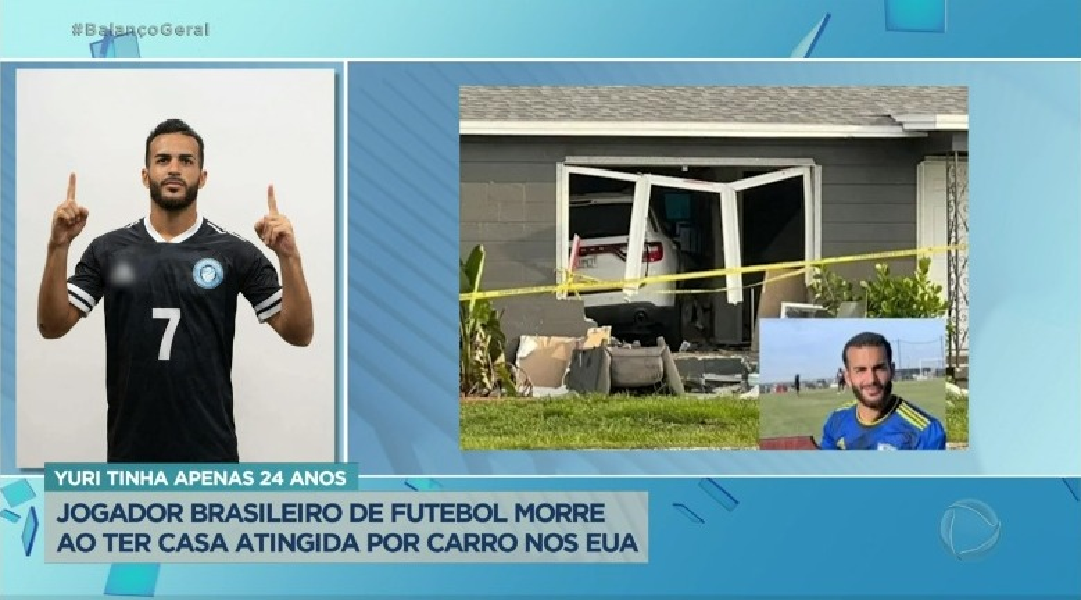 Jogador brasileiro morre atropelado dentro de casa enquanto