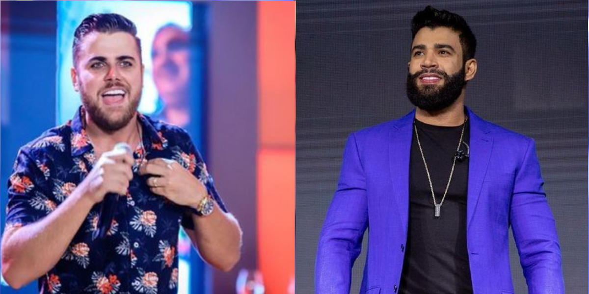 Zé Neto 'invade' live de Gusttavo Lima e diz: 'Quem tem que dar