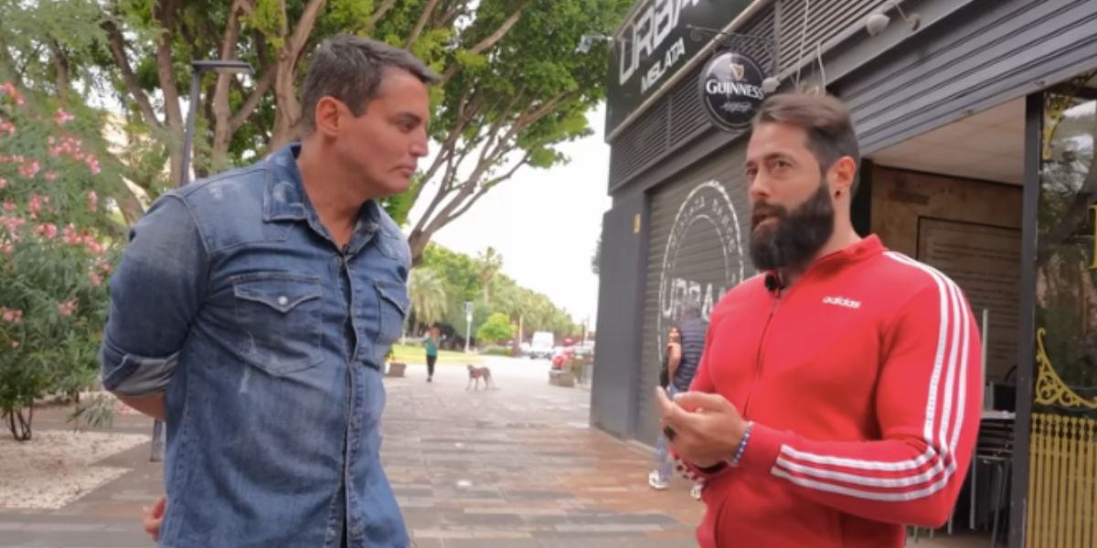 Léo Dias e Vicente Escrig (Foto: Reprodução / YouTube)