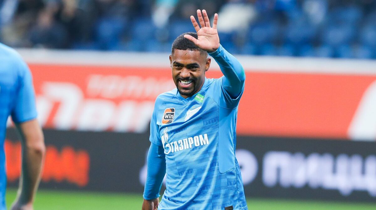 Malcom atuando pelo Zenit (Reprodução - Internet)