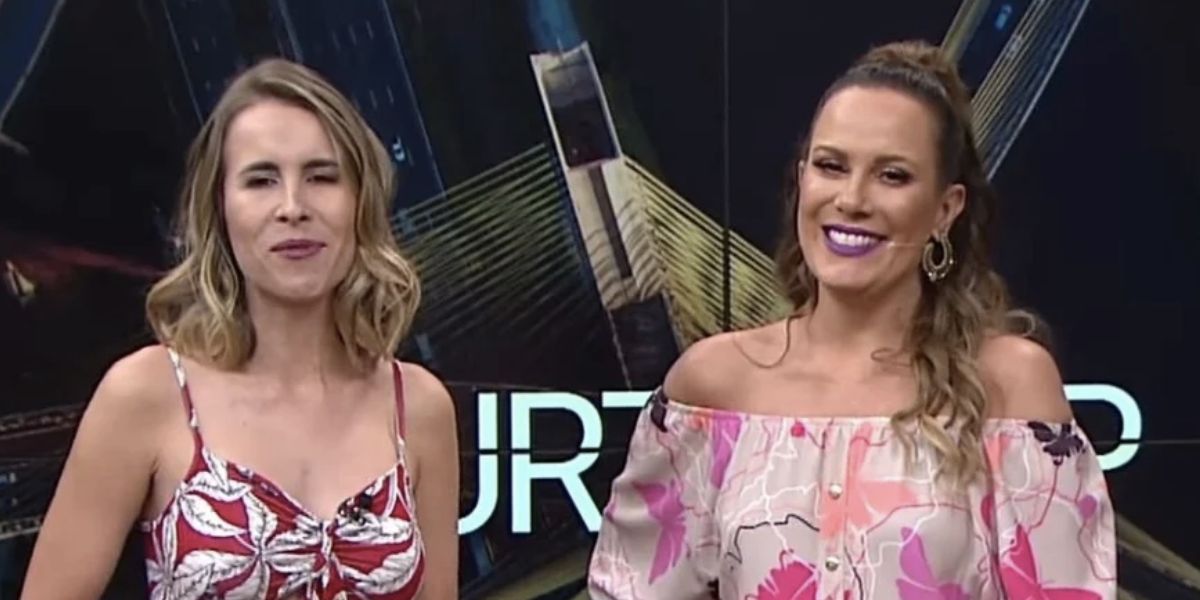 Pâmela Domingues e Regina Volpato (Foto: Reprodução / TV Gazeta)