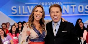 Patrícia Abravanel e seu pai, Silvio Santos - Foto Reprodução Internet