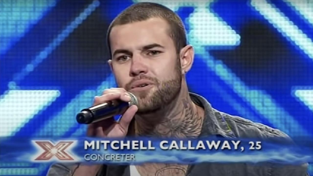 Mitchell Callaway no 'X Factor Austrália (Foto: Reprodução/ Internet)