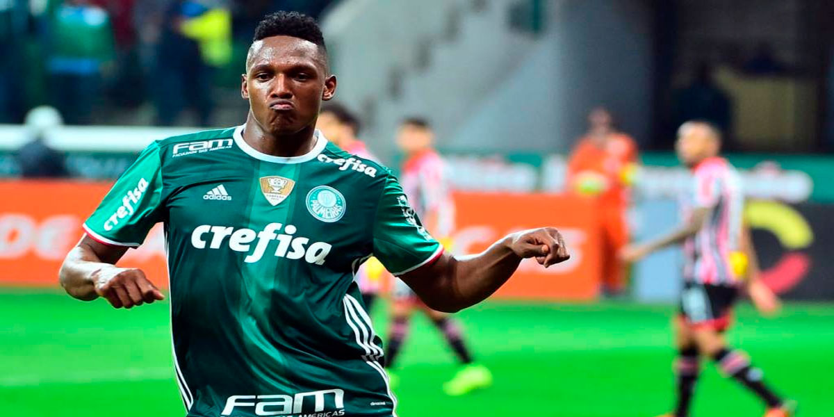 Yerry Mina no Palmeiras - (Foto: Reprodução)