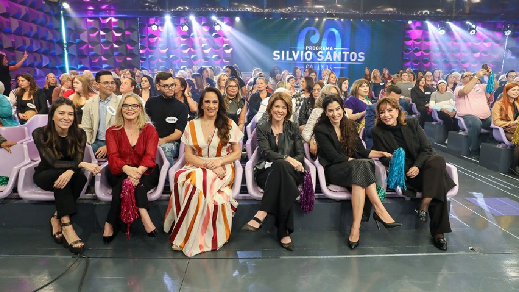 Filhas de Silvio Santos no programa (Foto: Reprodução/ Internet)