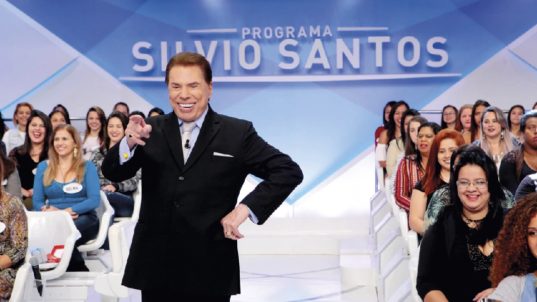 Silvio Santos sob comando de seu programa no SBT (Foto: Reprodução/ Internet)