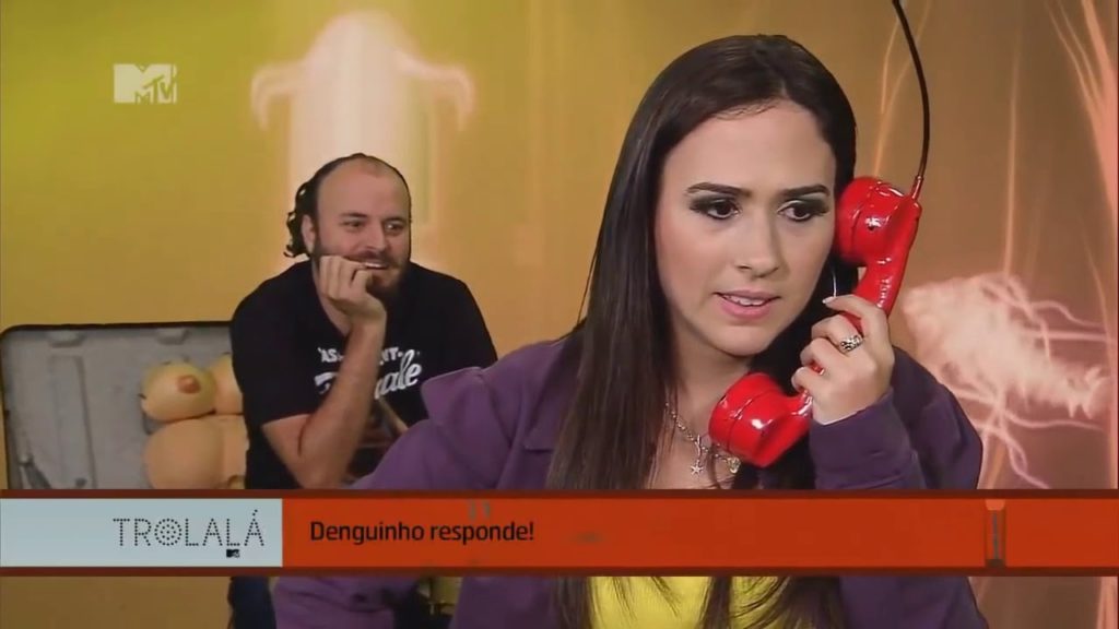 Tata Werneck no programa Trolalá da MTV Brasil - Foto Reprodução Internet