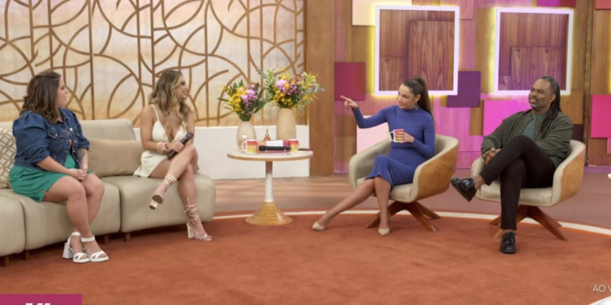 Tati Machado, Lexa, Patrícia Poeta e Manoel Soares no Encontro (Foto: Reprodução / Globo)