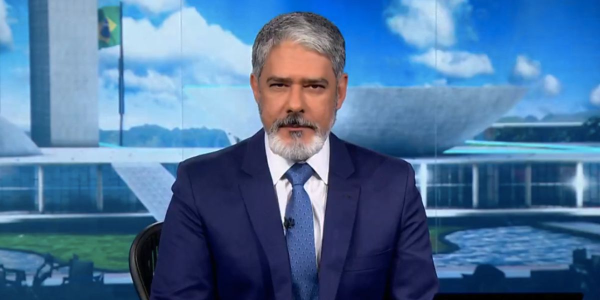 William Bonner no Jornal Nacional (Foto: Reprodução / Globo)