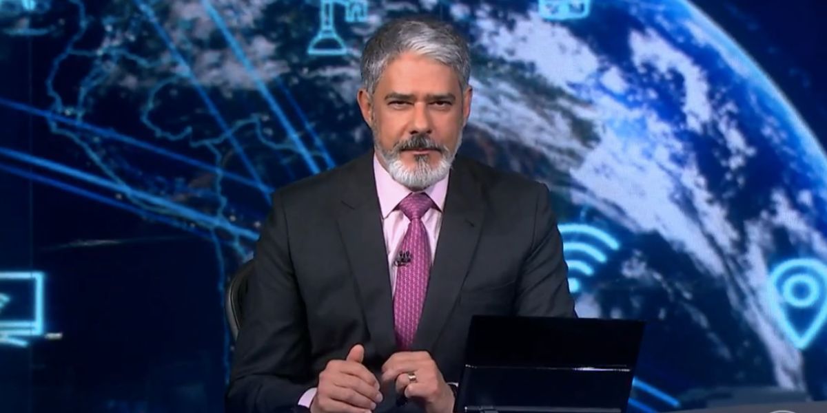 William Bonner no Jornal Nacional (Foto: Reprodução / Globo)