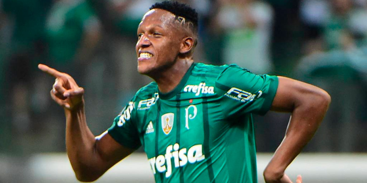 Yerry Mina Palmeiras - (Foto: Djalma Vassão/Gazeta Press)