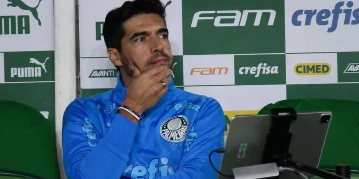 Abel Ferreira no comando do Palmeiras (Foto: Reprodução / Internet)