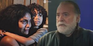 Aline, João e Antônio em cenas de Terra e Paixão (Foto: Reprodução / Globo / Montagem TV Foco)