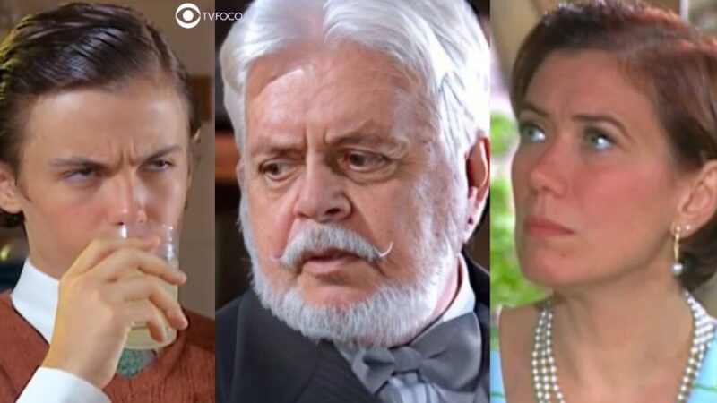 Bernardo, Klaus y Barbara en escenas de Chocolate com Pimenta (Foto: Reproducción/Globo/Montage TV Foco)