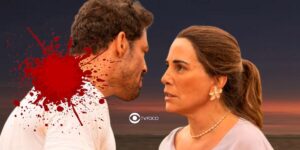 Caio e Irene em Terra e Paixão (Foto: Reprodução / Globo / Montagem TV Foco)