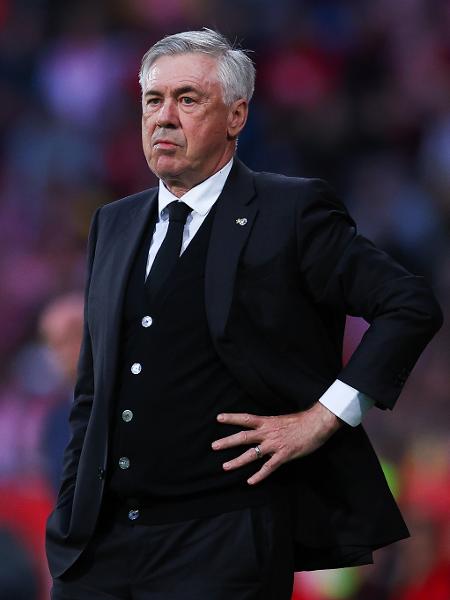 Carlo Ancelotti no comando do Real Madrid (Reprodução - Internet)