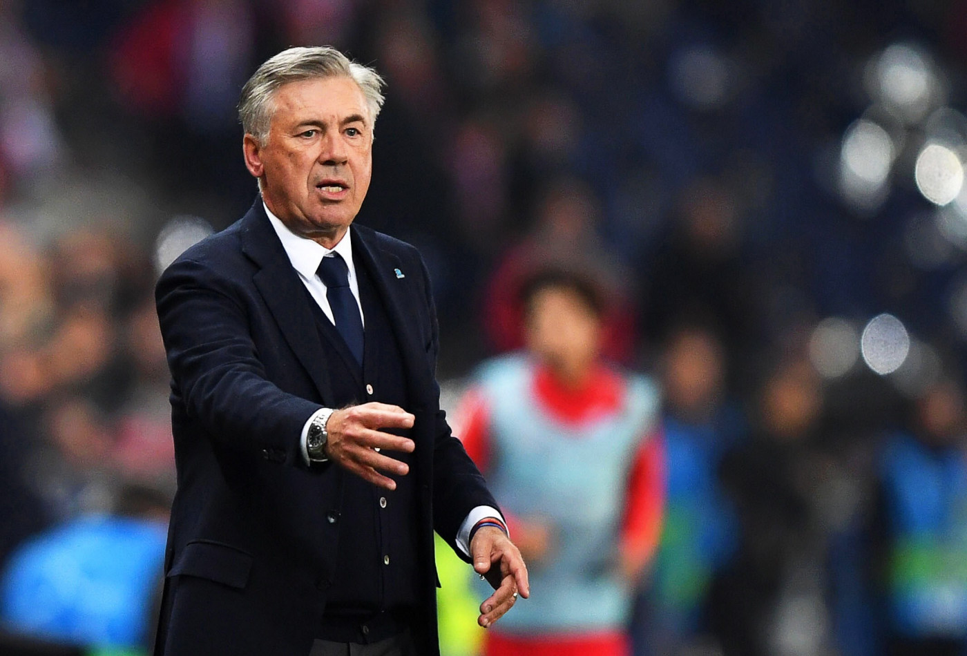 Carlo Ancelotti no comando do Real Madrid (Reprodução - Internet)