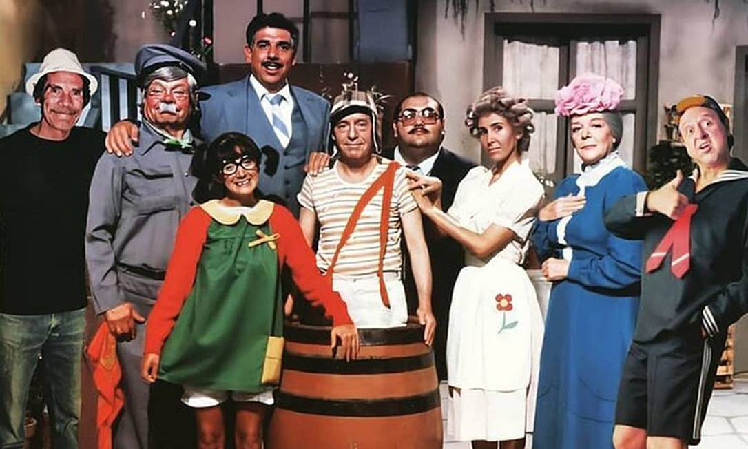 Elenco do seriado Chaves, exibido por 36 anos no SBT (Foto: Reprodução / Internet)