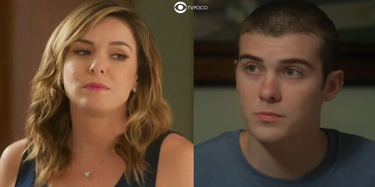 Clara e Rafa em cenas de Vai na Fé (Foto: Reprodução / Globo / Montagem TV Foco)