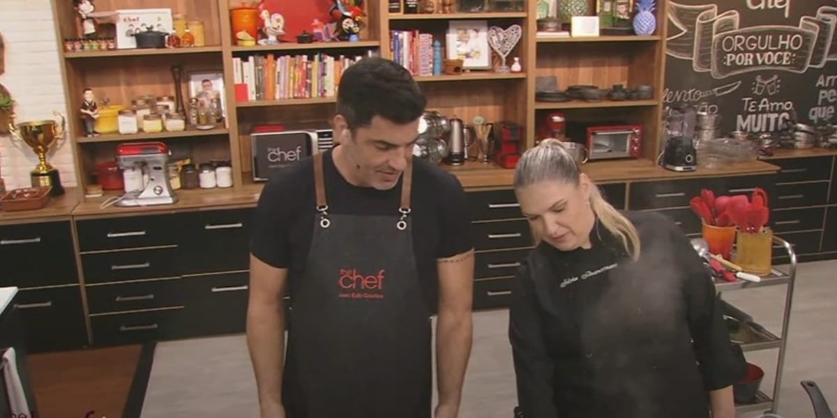 Edu Guedes na edição desta sexta-feira no The Chef (Reprodução: Band)