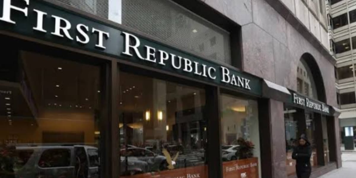 O First Republic Bank teve sua falência decretada no início de maio (Reprodução: Internet)