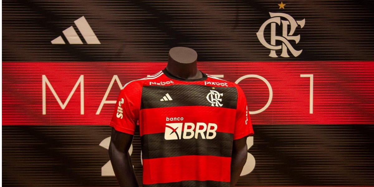 Logo da empresa estampado na camisa da equipe carioca (Reprodução: Internet)