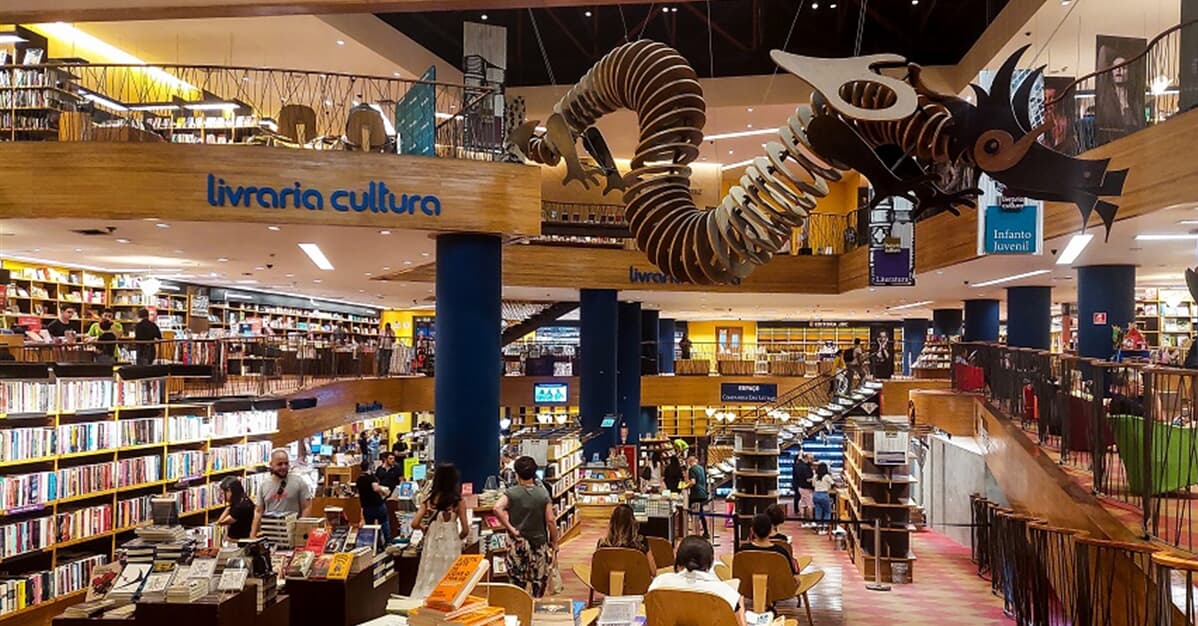 Livraria Cultura localizada na Avenida Paulista, era uma das mais icônicas unidades e fez parte do imaginário e muitos brasileiros (Foto Reprodução/Internet)