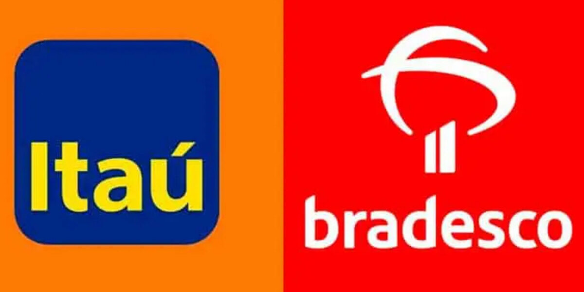 Itaú e Bradesco tiveram uma posição baixa em 2021 (Foto Reprodução/Internet)