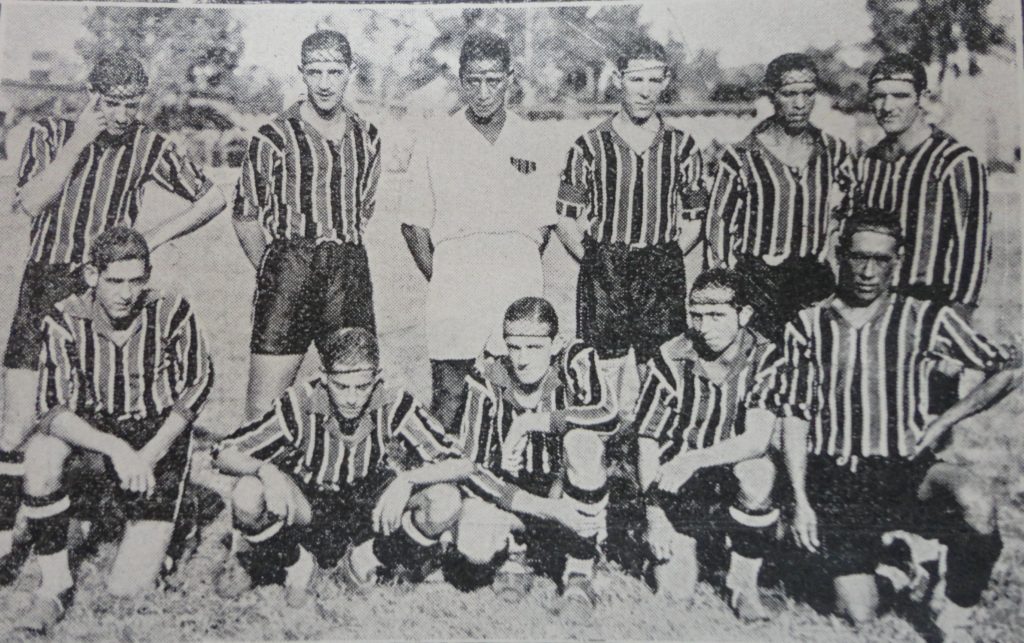 Foto histórica dos jogadores do Americano (Foto: Reprodução Internet) 