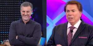 Luciano Huck e Silvio Santos (Reprodução - SBT/GLOBO)