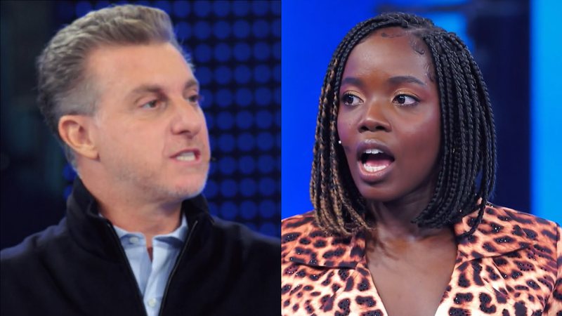 Luciano Huck recebeu Clara Moneke