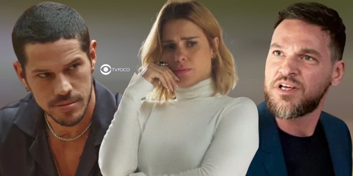 Lui, Lumiar e Theo em Vai na Fé (Foto: Reprodução / Globo / Montagem TV Foco)