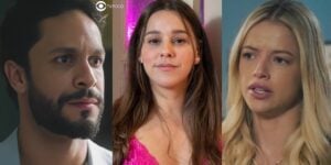 Luigi, Berenice e Graça em cenas de Terra e Paixão (Foto: Reprodução / Globo / Montagem TV Foco)