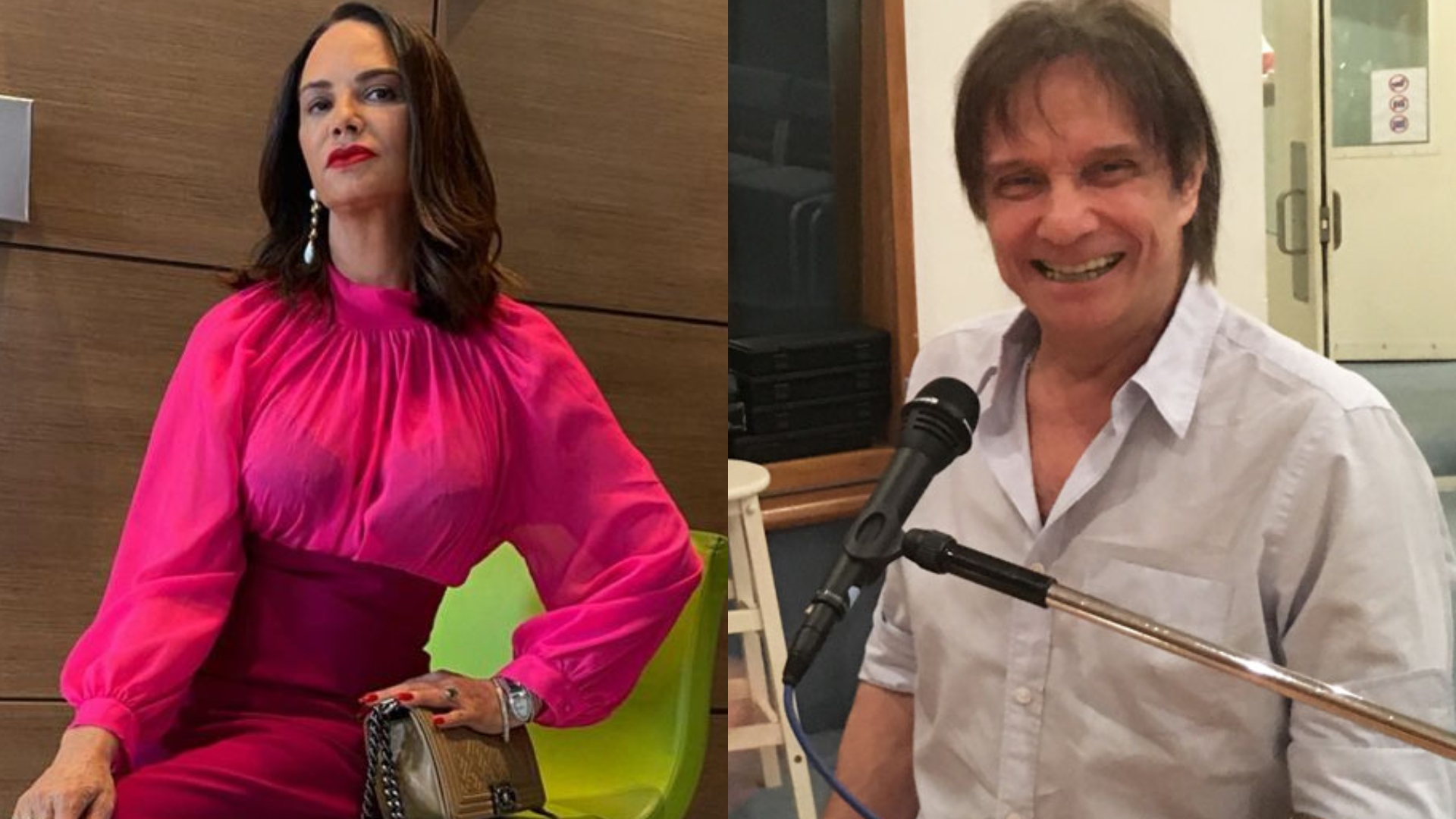 Luiza Brunet revelou paixão em Roberto Carlos (Foto: Reprodução/ Internet)