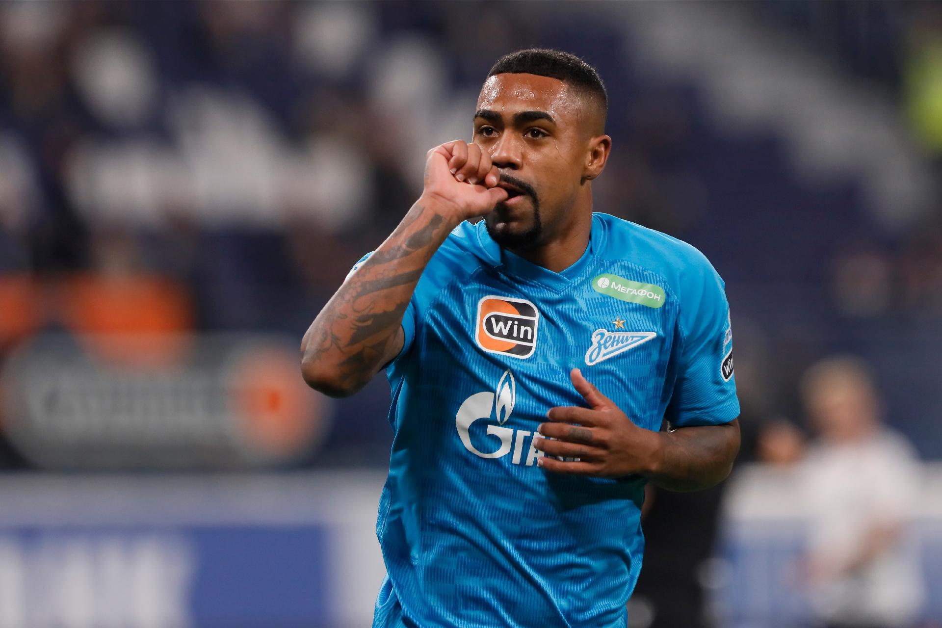 Malcom atuando pelo Zenit (Reprodução - Internet)