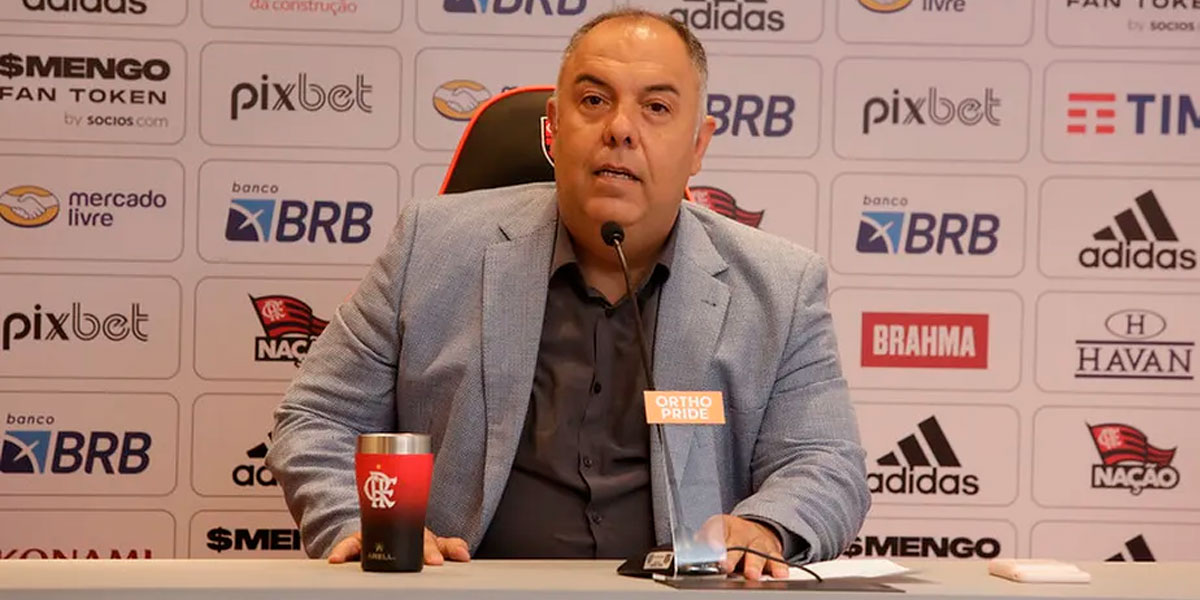 Marcos Braz, vice de futebol do Flamengo Divulgação