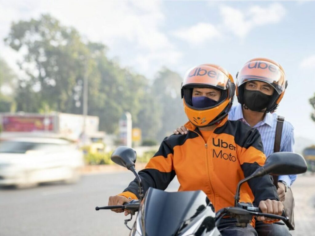 Empresa Uber agra funciona com motos (Foto: Reprodução, Clube da Moto)