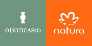 Logotipos do Boticário e da Natura (Reprodução - Internet)