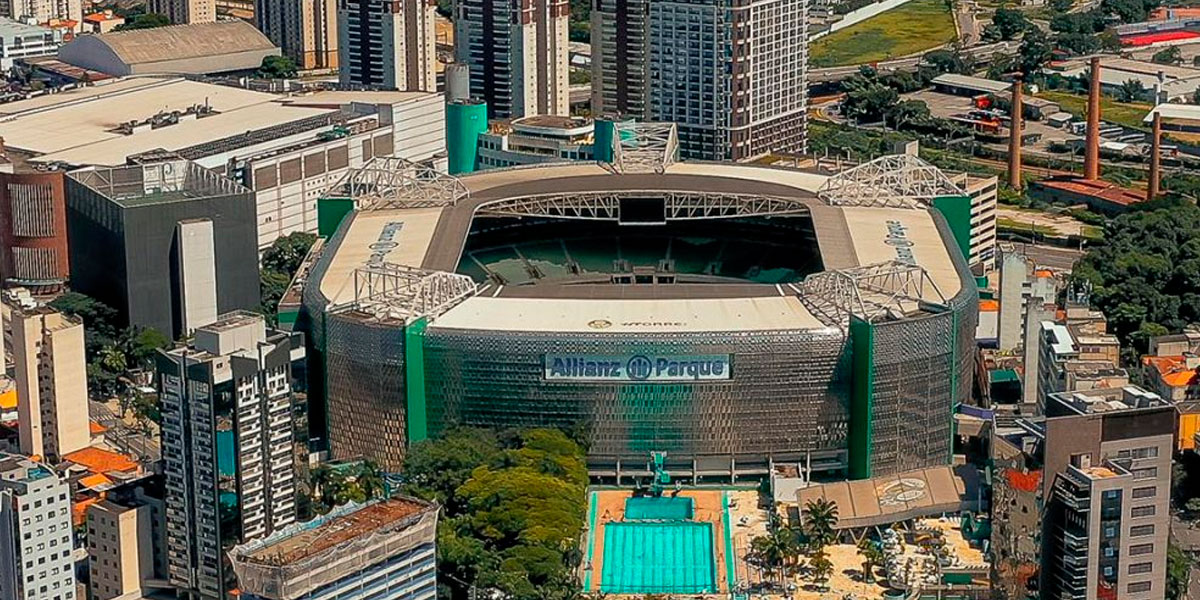 Allianz Parque,  estádio do Palmeiras - Foto; Reprodução/Facebook/Allianz