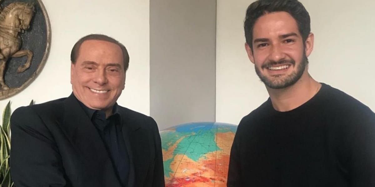 Pato e Silvio Berlusconi (Reprodução: Instagram)