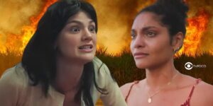 Petra e Aline em Terra e Paixão (Foto: Reprodução / Globo / Montagem TV Foco)